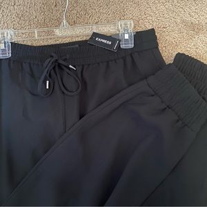 EXPRESS Black, Drawstring Jogger Pants, Women’s M